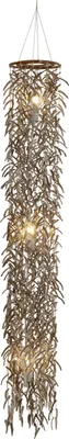 Produktbild von Näve Leuchten Pendelleuchte KOKOS mit E27 Pendelleuchte KOKOS mit E27 Pendelleuchten - Pendelleuchte "KOKOS" h: 180cm, Hängelampe im Asia Style, aus Holz in beige, 180 cm hoch, Ø 30 cm, E27-Fassung