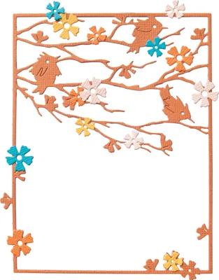 Produktbild von Sizzix Thinlits Stanzschablone "Woodland Cardfront"