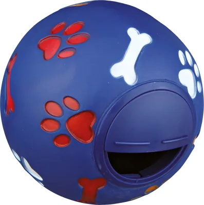 Produktbild von TRIXIE Snack-Ball, Hund, Kugellager, Blau, Kunststoff, 7 cm
