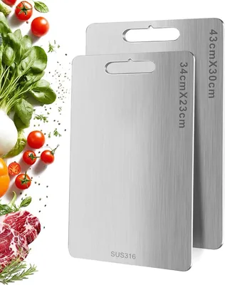 Produktbild von Titanium Schneidebrett - antibakteriell und messerfreundlich - 1 Stück