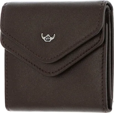 Zdjęcie produktu dla Portfel Golden Head Valencia Petite Billfold Coin Wallet brązowy brązowy