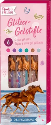 Produktbild von Coppenrath 21326 - Die Spiegelburg - Pferdefreunde - Glitzer-Gelstifte