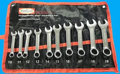 Produktbild von Stubby Maul-Ringschlüssel Satz Kurze Motorenschlüssel, 10-tlg.