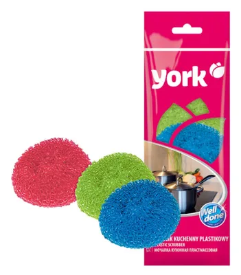 Obrázok produktu pre Sada plastových čistiacich podložiek (3 kusy) - YORK