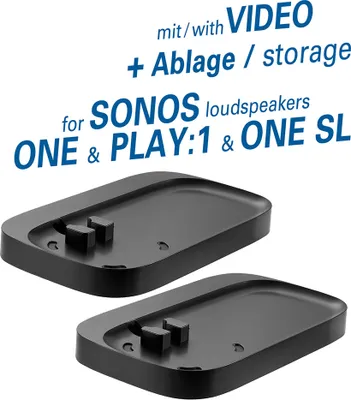 Produktbild von my wall HS 28 AL - 2 Wandhalter für Lautsprecherboxen SONOS ONE SL PLAY:1 HS28L
