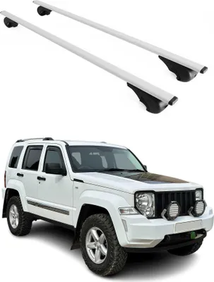 Obrázek produktu pro Střešní nosiče příčné pro Jeep Cherokee 2008-2013 Stříbrná