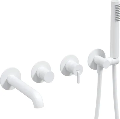 Image de Concealed 4-hole bathtub mixer