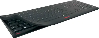Produktbild von Contour Design Stream, Verkabelt & Kabellos, RF kabellos + USB, QWERTZ, Schwarz