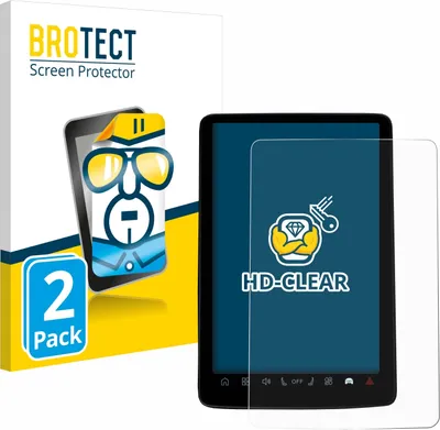 Produktbild von 2x Für Volvo EX30 12.3" Schutzfolie BROTECT Displayschutz Display Schutz Folie Klar Transparent
