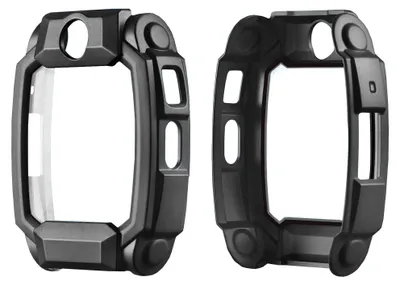 Productafbeelding van Beschermhoes + beschermglas voor de Imoo Watch Phone Z10, volledig dekkend, zwart