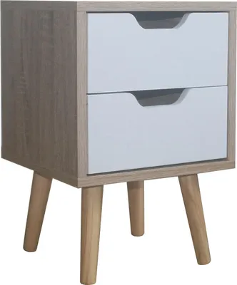 Produktbild von Nachtschrank 2 Schubladen Thekla 2945