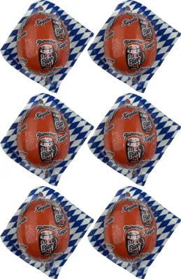 Produktbild von Food-United Bierkugel 6x 400g Brühwurst aus Bayern von ZIMMERMANN Fleischwerke, Bierwurst passend für Brotzeit und Bier - Herzhaft-würzig, grobe Körnung & aromatische Senfkörner