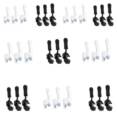 Produktbild von Reißverschluss Zipper, 30 Stück Universelles Reißverschluss Reparaturset, Ersatz Zipper, Nylon Kunststoff Metall-Reißverschlüsse, 3 Größen, für Jacken, Taschen, Mäntel