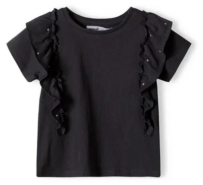 Produktbild von Minoti Tanktops Baumwolle Schwarz Gr. 116 für Mädchen