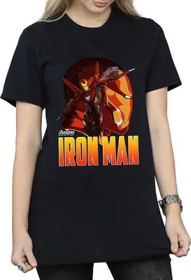 Produktbild von Avengers Infinity War - T-Shirt für Damen BI494 (M) (Schwarz)