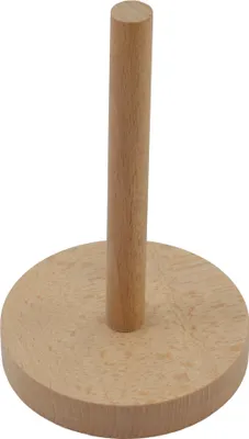 Produktbild von Küchenpapierhalter, Papierhandtuchhalter aus Buchenholz, geölt, Höhe 17 cm