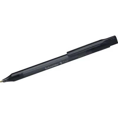 Image de SCHNEIDER 130401 Kugelschreiber Fave, Druckmechanik, M, schwarz, Schaftfarbe: schwarz transparent