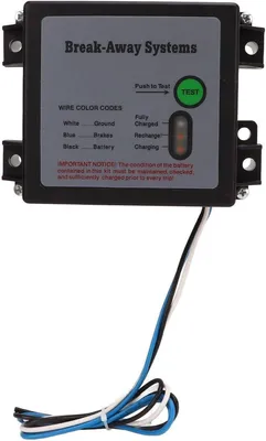 Trailer Breakaway Kit mit 12V LED-Anzeige - Sicheres und Zuverlässiges Bremssystem für Anhänger