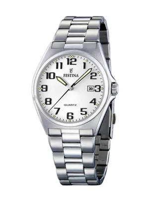 Obrázok produktu pre FESTINA Pánske náramkové hodinky analógové Quartz z nehrdzavejúcej ocele klasické hodinky UF16374/9
