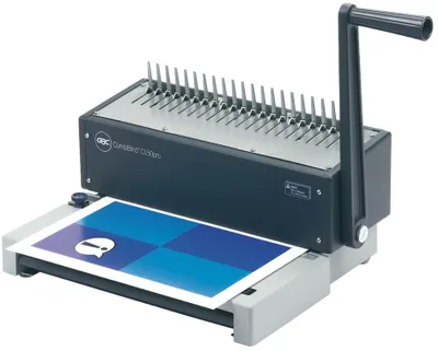 Obrázek produktu pro GBC CombBind C150Pro, Vázací stroj, Manuální, 450 listy, Hliník, Černá