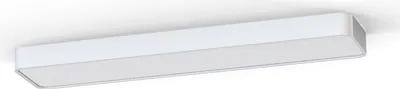 Produktbild von Deckenlampe Aluminium 3000 K warmweiß 2300 lm Weiß 2-flammig länglich Modern Deckenleuchte
