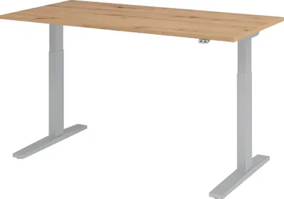 Zdjęcie produktu dla XMKA16 1600 x 800 x 700-1200 mm dąb/srebrny