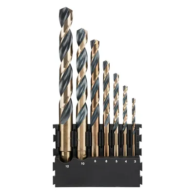 Produktbild von DeWALT Bithalter für 7 Bits + Eisenbohrer Black&Gold DT70829