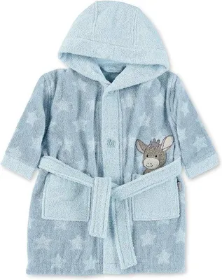 Produktbild von Famanu Kinderbademantel mit Kapuze und Taschen - 74-80