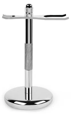 Immagine prodotto di QSHAVE - Support per rasoio, porta pennello da barba – argento