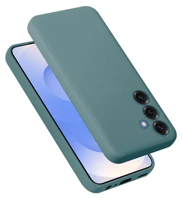 Image de Cadorabo Housse pour Samsung Galaxy S25 Housse en silicone Housse pour téléphone portable en silicone liquide, Housse de protection résistante aux rayures et aux chocs pour Samsung Galaxy S25