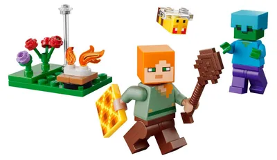 Image de LEGO Minecraft Conflit autour du Feu de Camp d'Alex – 30732