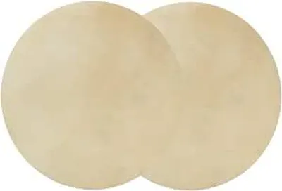 Produktbild von Drumkop Set 2 Stück Kunstbuffelleer 8,5 Inch – für Bongo Drums – Vervangvel für Percussie und Drum