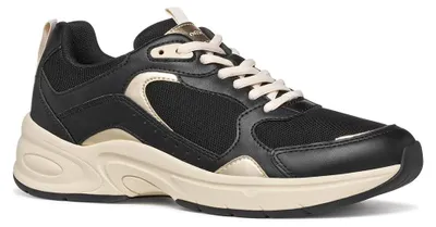 Produktbild von Geox Damen D ZARVIA Sneaker, Black, 40 EU
