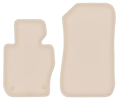 Produktbild von DURBAN Beige Velours-Fußmatten vorne für BMW 3 E91 xDrive Kombi, Touring (2004-2011)