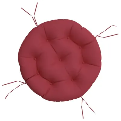 Immagine prodotto di vidaXL Cuscino rotondo rosso vino Ø 60x11 cm Tessuto Oxford