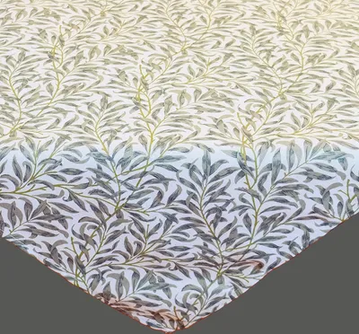 Produktbild von Tischdecke Motiv Blätter Druckmotiv Tischläufer Frühling Sommer 85 x 85 cm