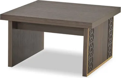 Produktbild von Arbeitszimmer-Set 3tlg 3-Sitzer Sessel Couchtisch Braun Einfarbig Modern
