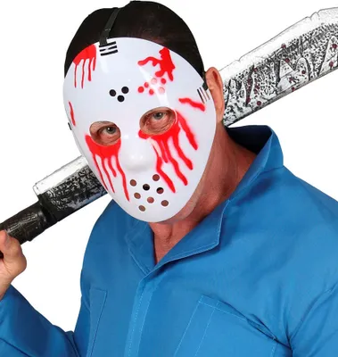 Produktbild von Blutige Hockeymaske für Herren