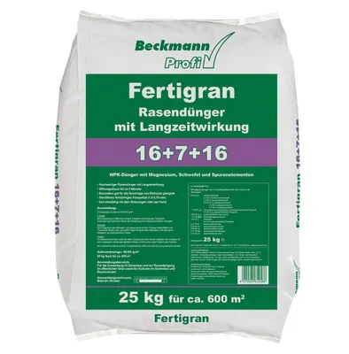 Produktbild von Rasendünger Fertigran 16+7+16 25 kg Sack