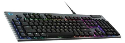 Produktbild von Logitech G G915 X, Kabelgebunden, USB, Mechanischer Switch, QWERTY, RGB-LED, Schwarz