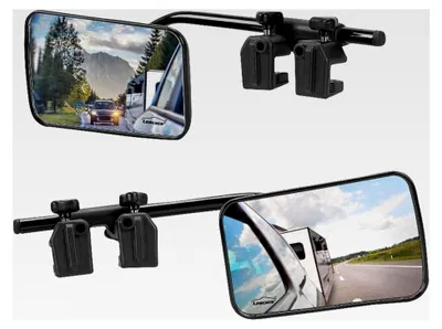 Produktbild von Zusatzspiegel Links: 2er-Set Universal-Wohnwagen-Spiegel für alle Fahrzeugtypen