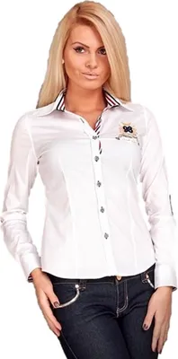 Produktbild von Brandneu Designer Damen Bluse CARISMA CRM1004 Stickerei Weiß 3XL