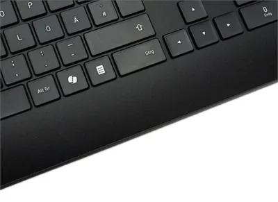 Produktbild von TERRA Keyboard 4000 Corded [DE] USB black Copilot QWERTZ, 105 Tasten, kabelgebunden, 1,80m