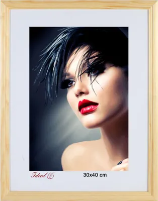 Produktbild von Artos Holz Bilderrahmen Acrylglas Plexi Lifestyle Foto Rahmen Collage Wanddeko Poster - Farbe: Natur | Format: 30x40