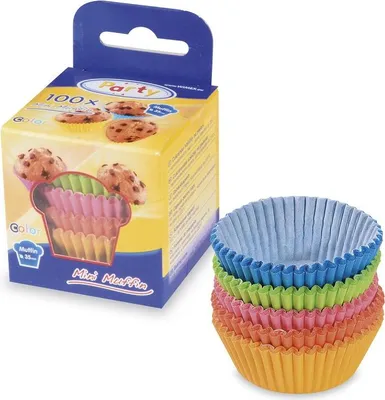 Obrázok produktu pre CZ cupcake d35x20mm, 100ks, tyčinkový papier, MUFFINS