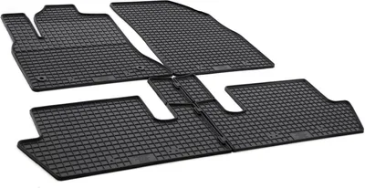 Immagine prodotto di Tappetini in gomma adatti a Citroen C4 Picasso 5 posti / C4 Picasso 7 posti Tappetini in gomma di qualità originale Nero inodore, 4 pezzi