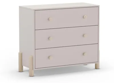 Image de CALICOSY - Commode 3 tiroirs L90 cm - DAPHNÉ