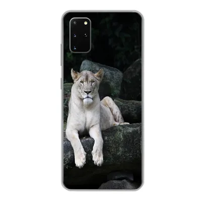 Produktbild von MuchoWow® Handyhülle Schutzhülle Hülle für Samsung Galaxy S20 Plus Löwe - Wilde Tiere - Porträt Silikon Softcase Handy Hülle - Hartschale