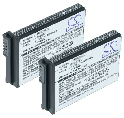 Produktbild von vhbw 2x Akku kompatibel mit Honeywell CAPTUVO SL42 SLED, HEALTHCARE SLED Handheld Computer Scanner (3200 mAh, 3,7 V, Li-Ion)