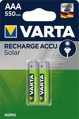 Immagine prodotto di Varta Akku RECHARGE Solar AAA HR03 550mAh 2St.